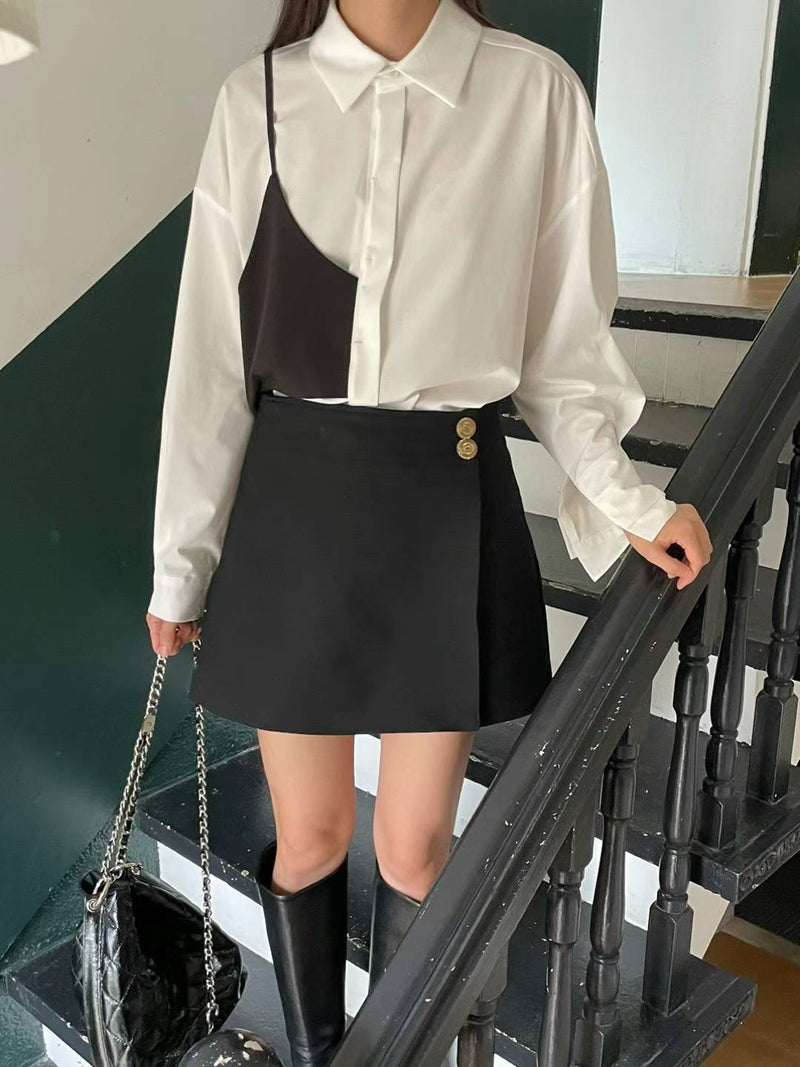 Wrap Around Mini Shorts