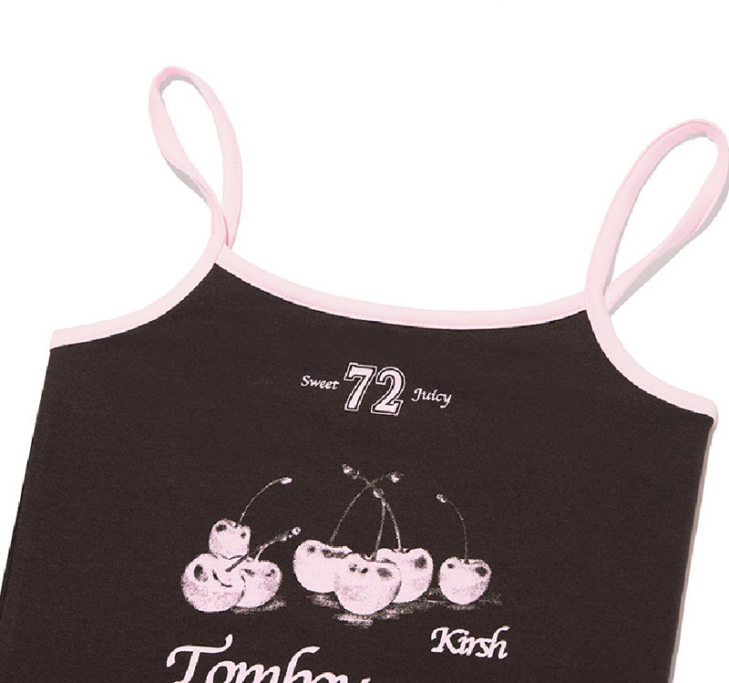 Cherry Tomboy Graphic Tank