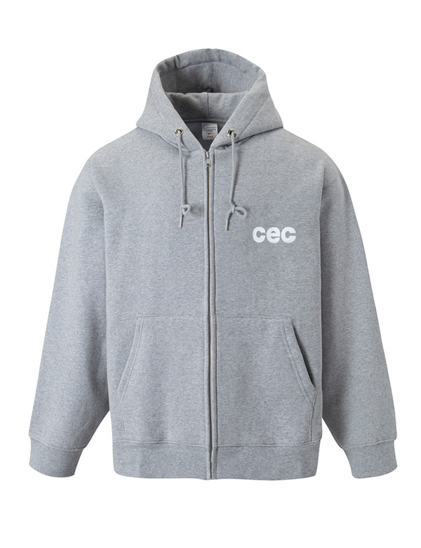 CEC Zip-up Hoodie Light Grey