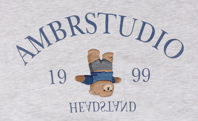 Headstand Bear Hoodie
