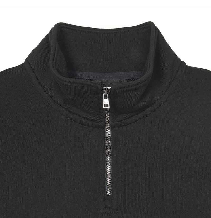 Varsity Overfit Half Zip-up Sweatshirt
