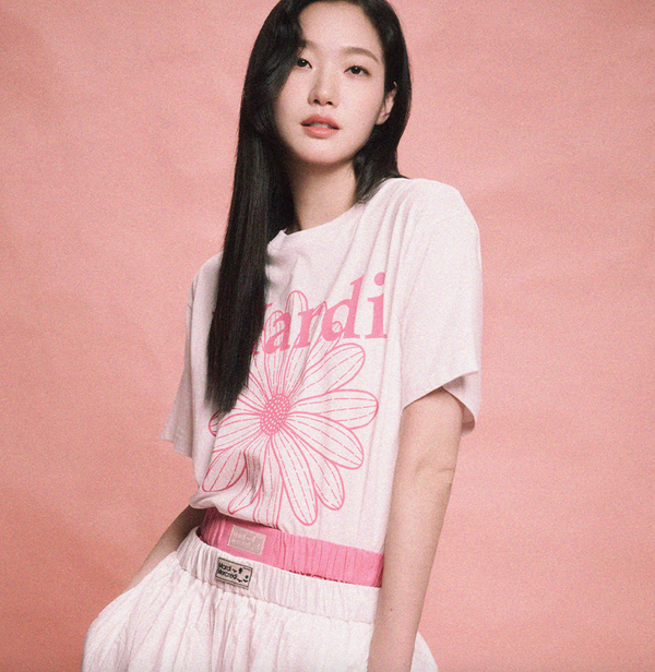 Tshirt Flowermardi White Pink
