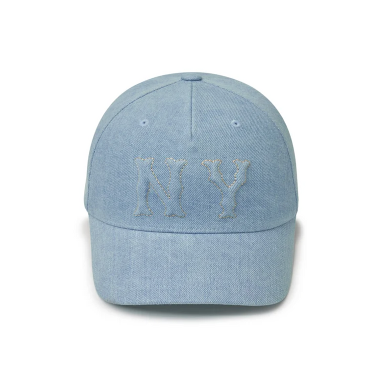 Coopers Embologo Denim Structure Ball Cap NY Yankees