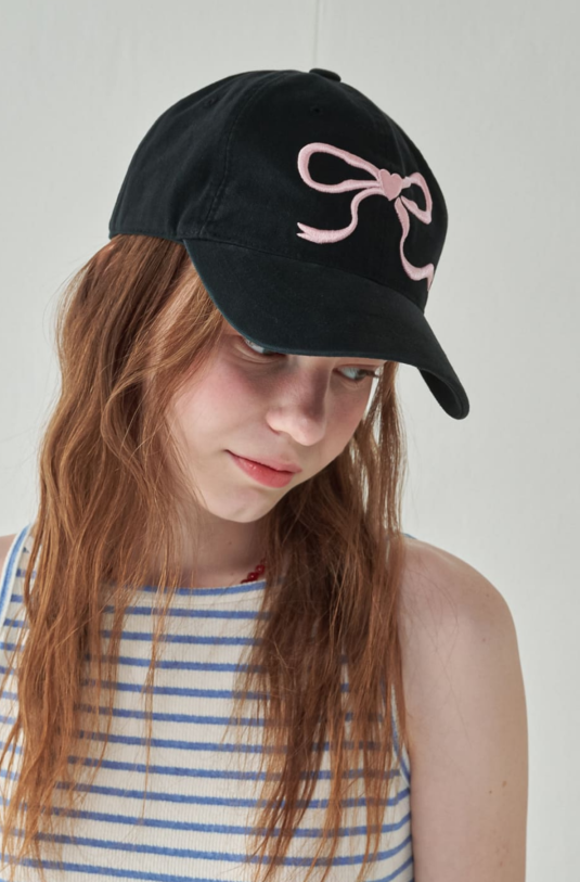 Heart Ribbon Ball Cap