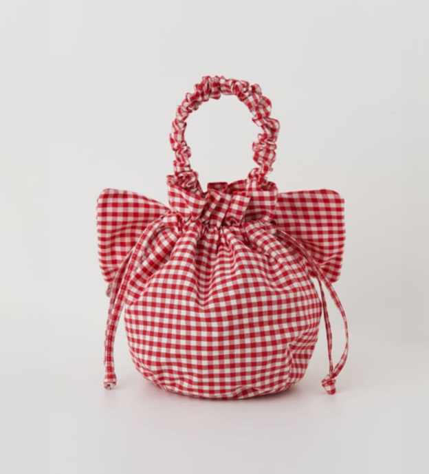 Big Ribbon Mini Bag Gingham