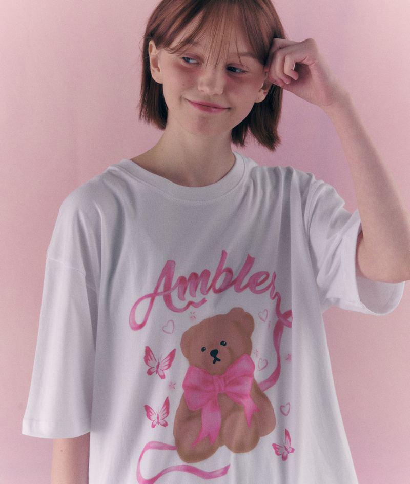 Balletcore Bear Overfit T-shirt