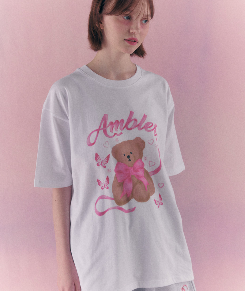 Balletcore Bear Overfit T-shirt