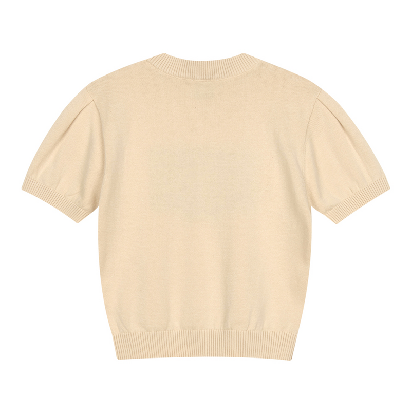 W Classic Logo Half Knit Ivory