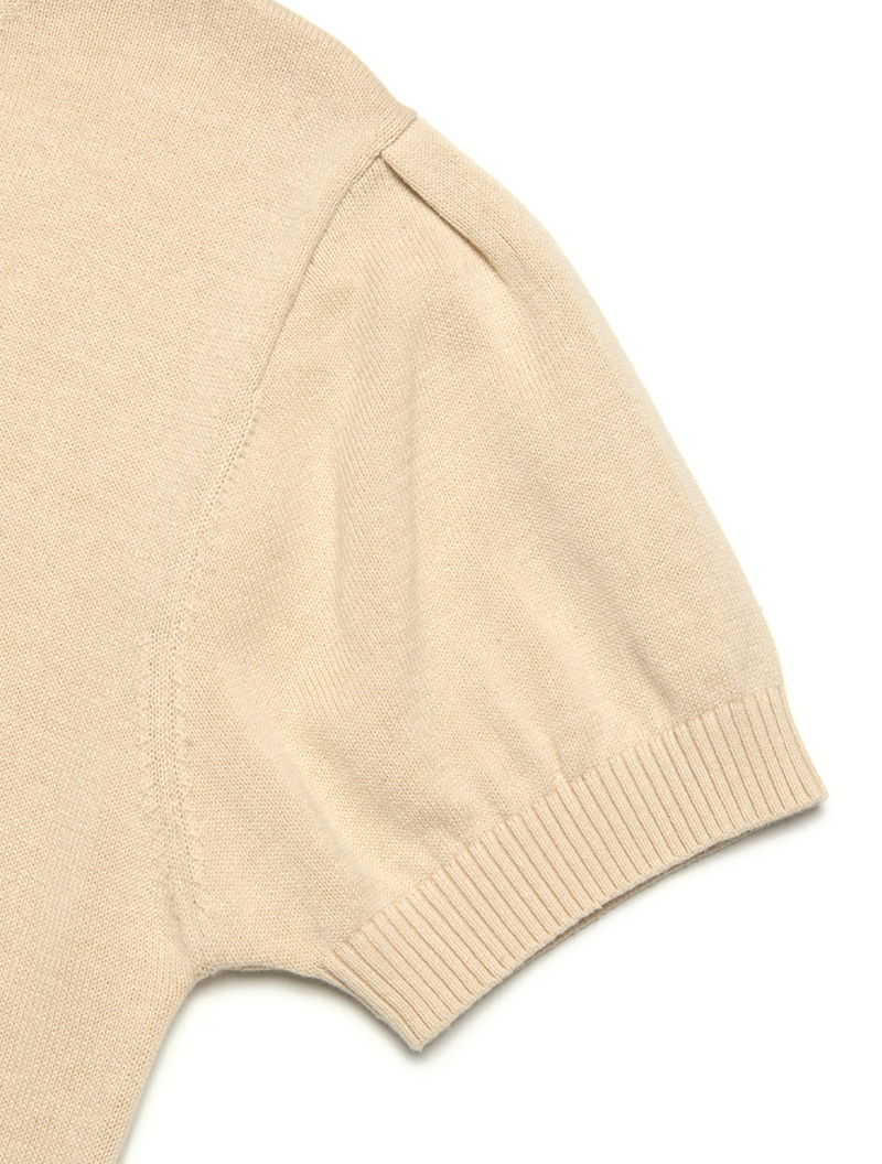 W Classic Logo Half Knit Ivory