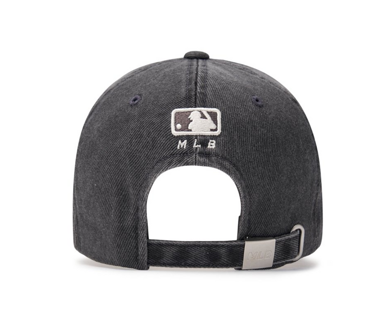 Basic Washing Unstructure Ball Cap NY Yankees Dark Grey