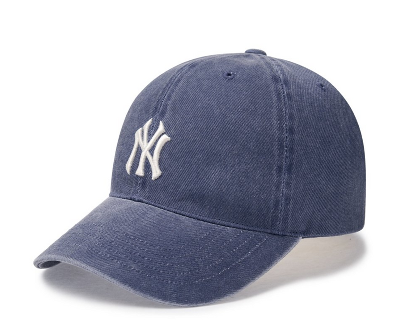 Basic Washing Unstructure Ball Cap NY Yankees Navy