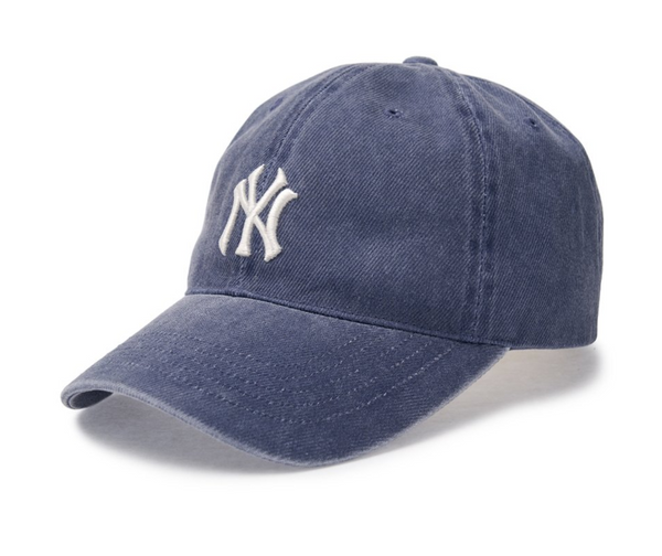 Basic Washing Unstructure Ball Cap NY Yankees Navy