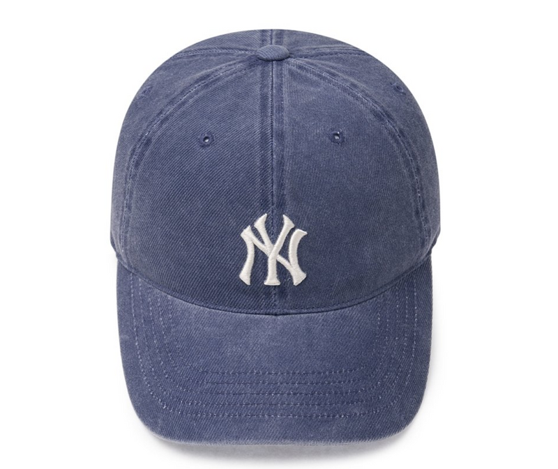 Basic Washing Unstructure Ball Cap NY Yankees Navy