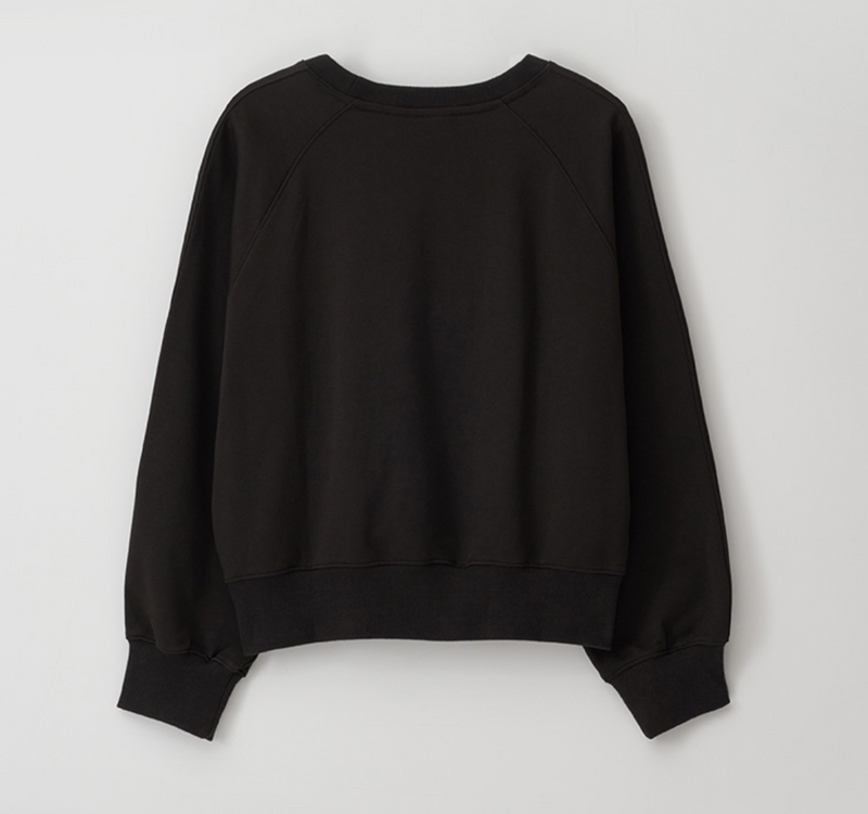 Rose Pigment Sweatshirt Black