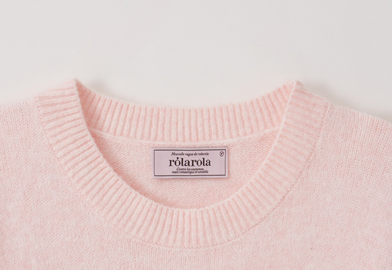 Maison De Rola Embroidery Knit Pink