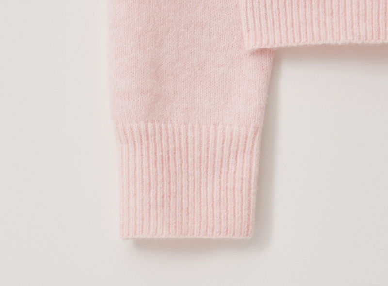 Maison De Rola Embroidery Knit Pink