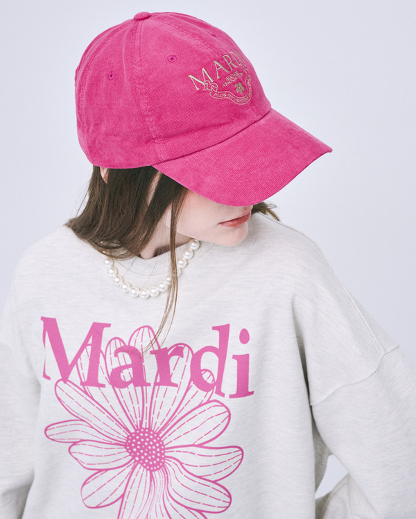 Sweatshirt Flowermardi Oatmeal Pink