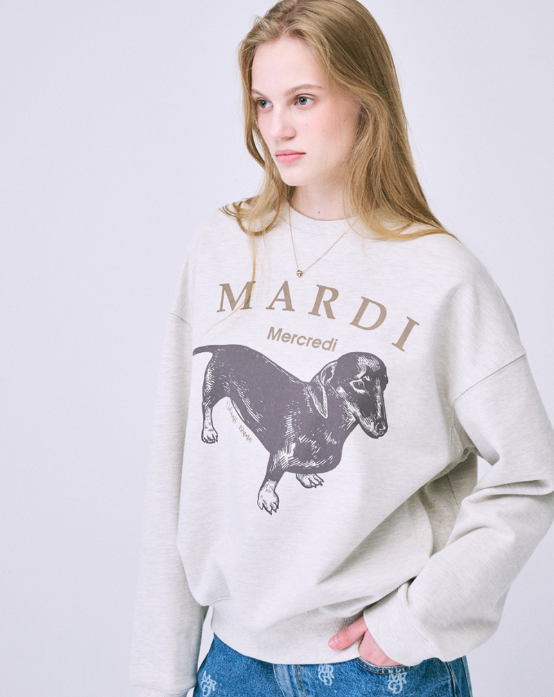 Sweatshirt Ddanji Oatmeal Beige