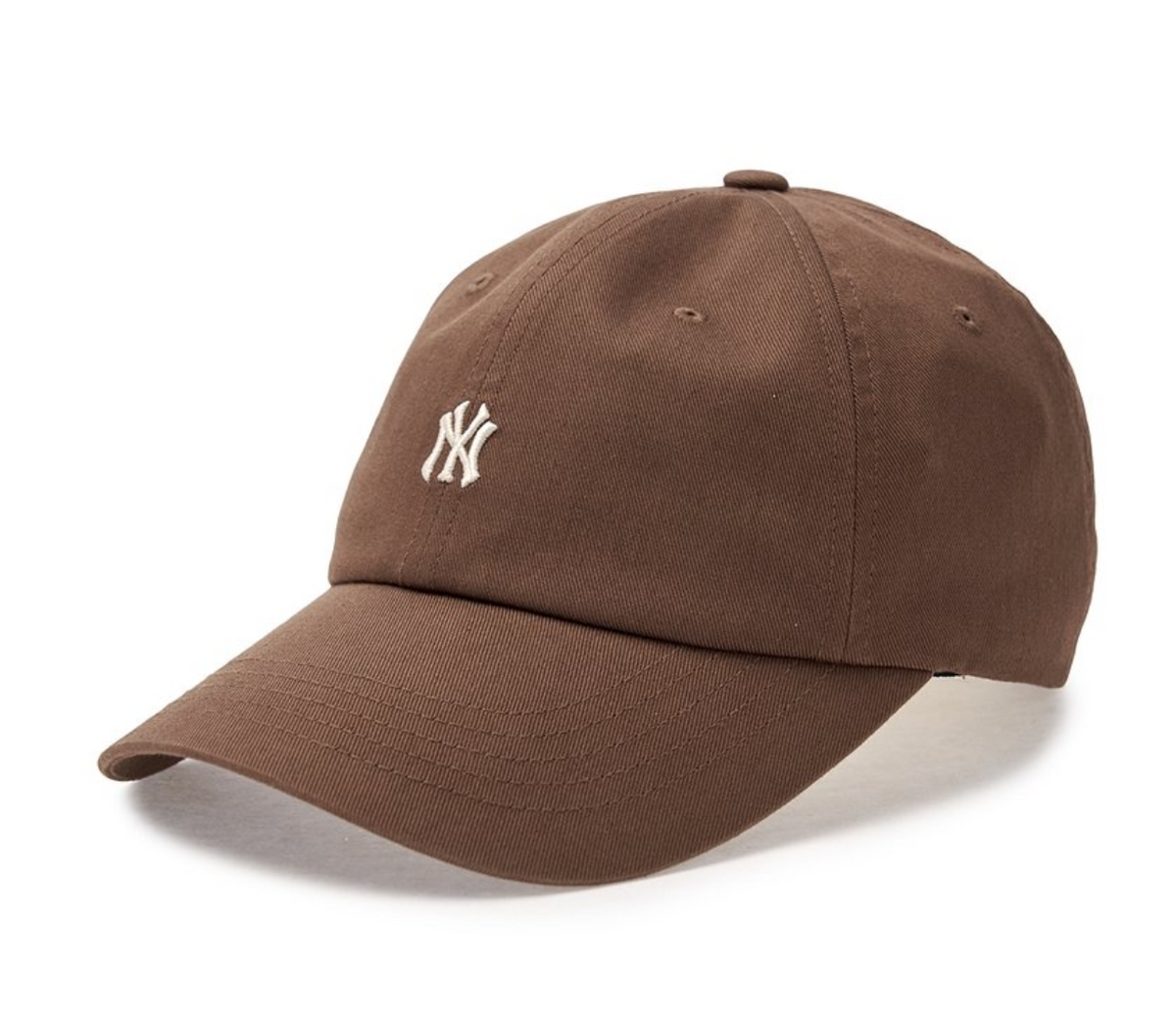 ★MLB Korea★ Nano Logo Unstructured Ball Cap NY Brown 3ACPB Nanologo Unstructured Ball Cap NY Yankees Brown | MLB