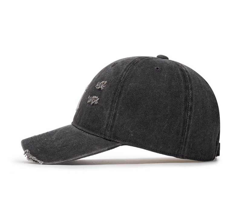 Damage Washed Unstructured Ball Cap NY Yankees Grey