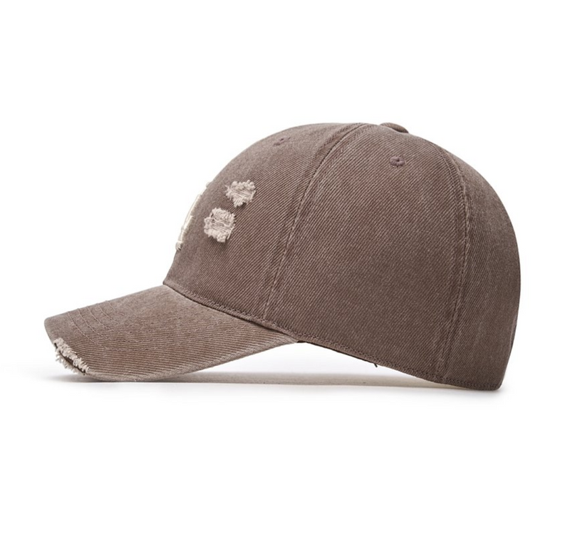 Damage Washed Unstructured Ball Cap LA Dodgers Brown