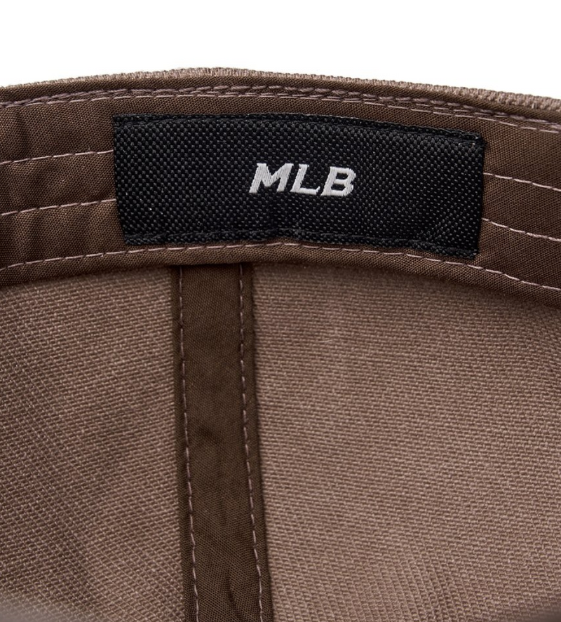 Damage Washed Unstructured Ball Cap LA Dodgers Brown