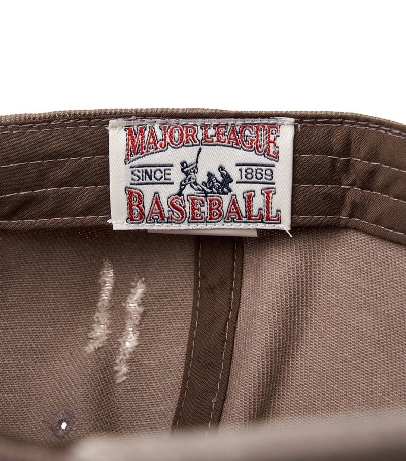 Damage Washed Unstructured Ball Cap LA Dodgers Brown