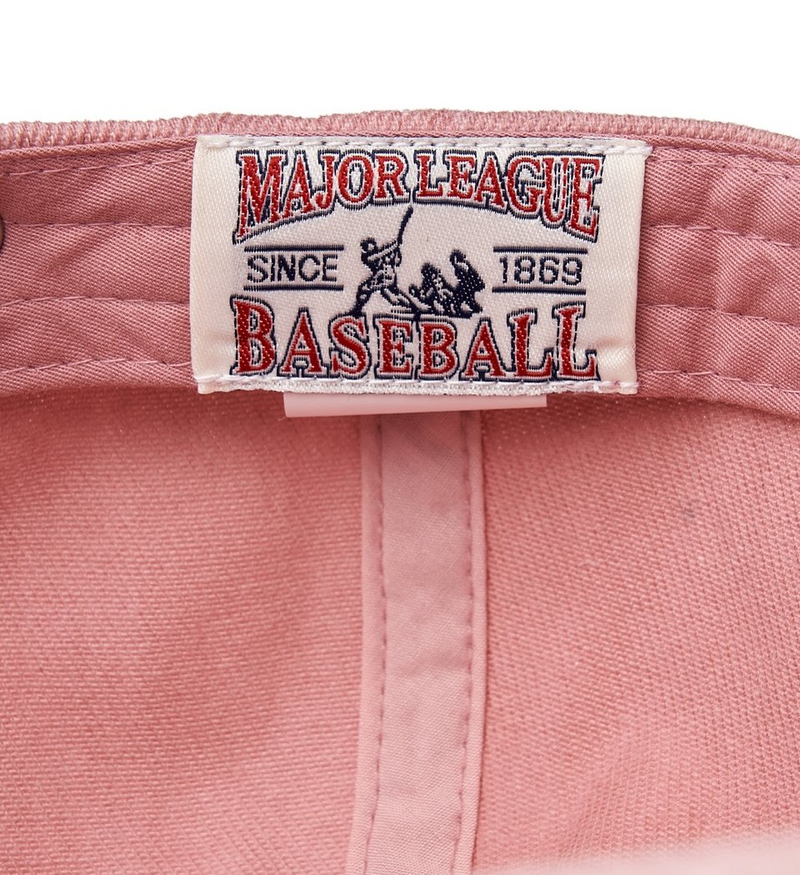 Varsity Lettering Washed Unstructured Ball Cap LA Dodgers Pink