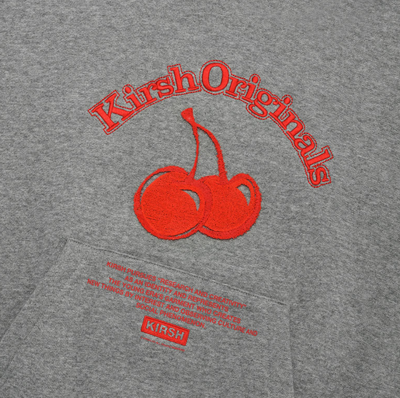 Cherry Arch Logo Crop Hoodie