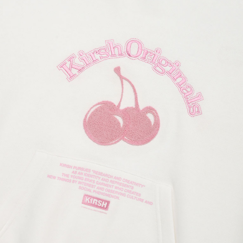 Cherry Arch Logo Crop Hoodie