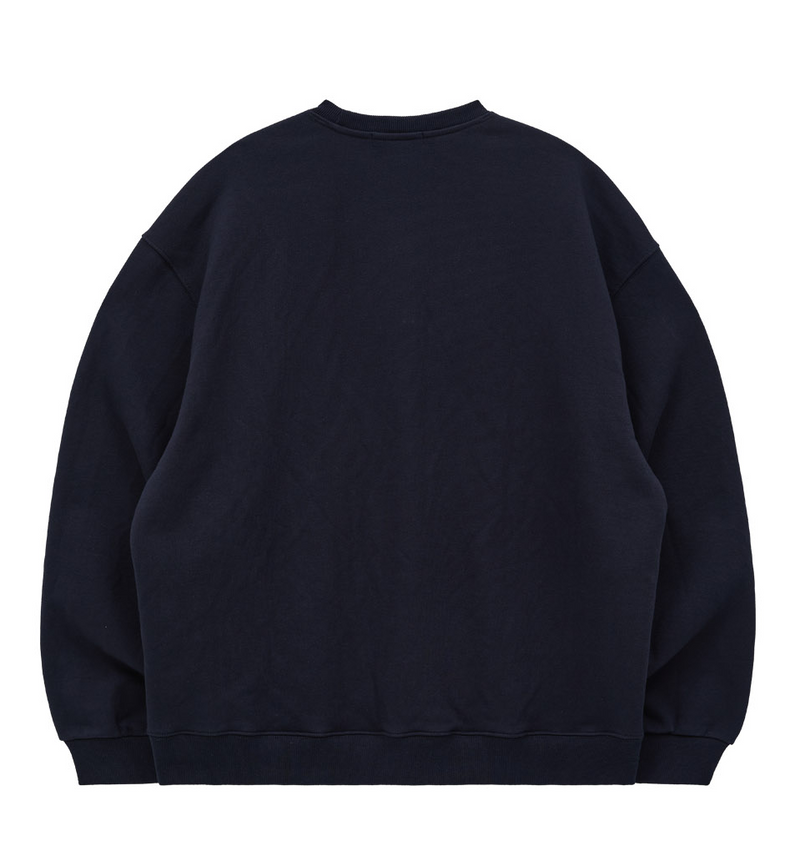 Maltese and Cheesecat Sweatshirt Navy