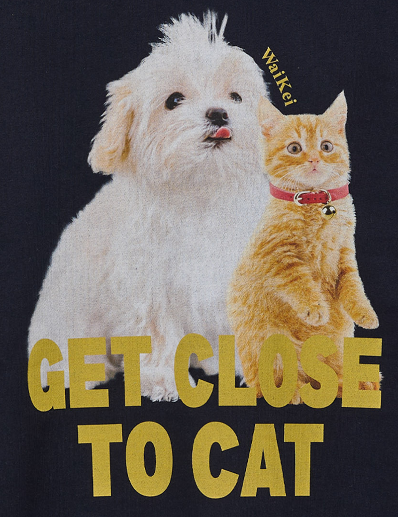 Maltese and Cheesecat Sweatshirt Navy