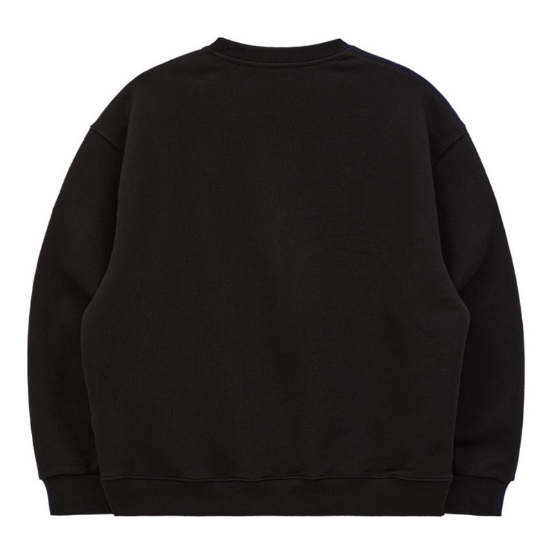 Maltese Crew Line Graphic Sweatshirt Black