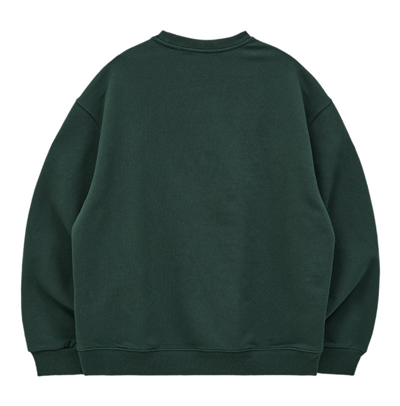 Maltese Crew Line Graphic Sweatshirt Green