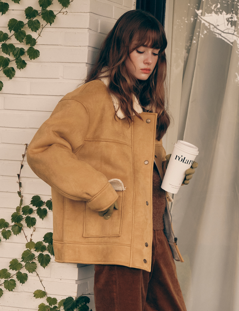 Collar Pocket Mustang Coat