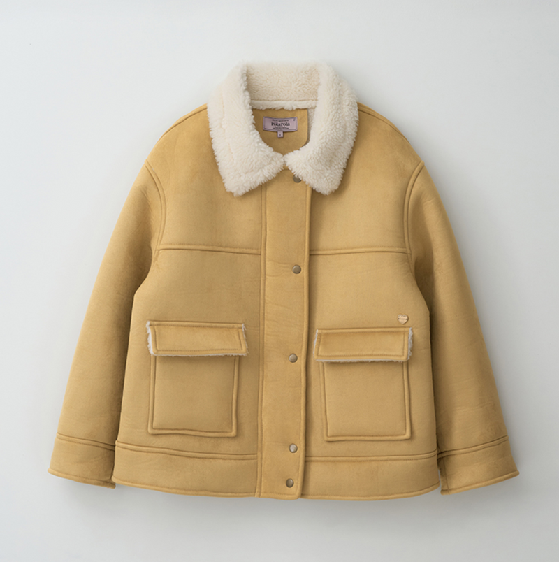 Collar Pocket Mustang Coat