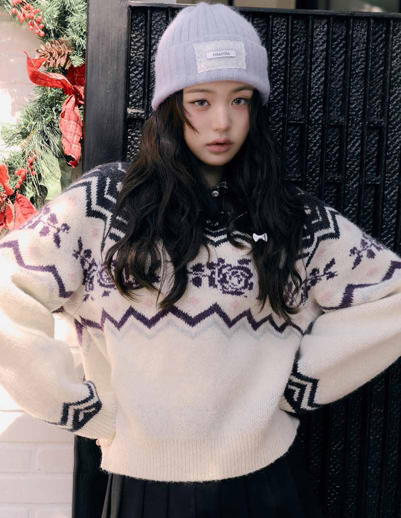 Nordic Knit Pullover Sweater