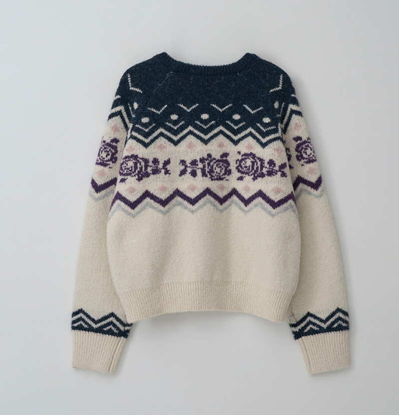 Nordic Knit Pullover Sweater