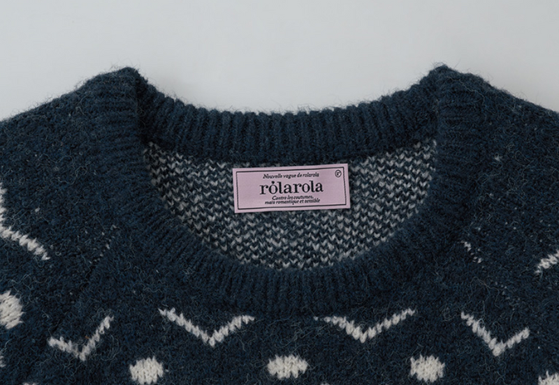 Nordic Knit Pullover Sweater