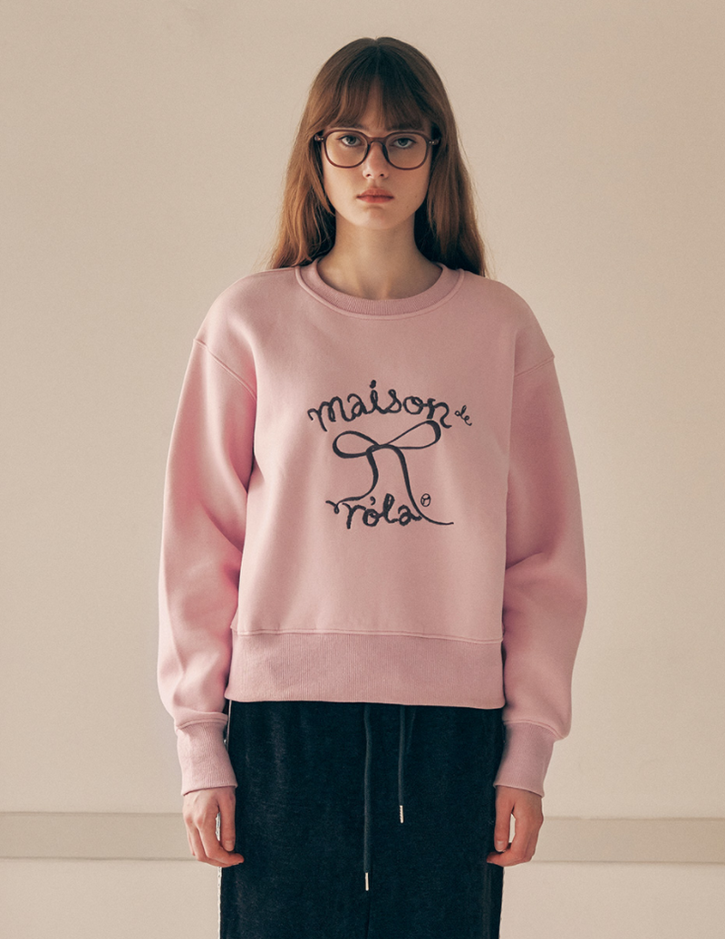 Ribbon Fleece Sweatshirt