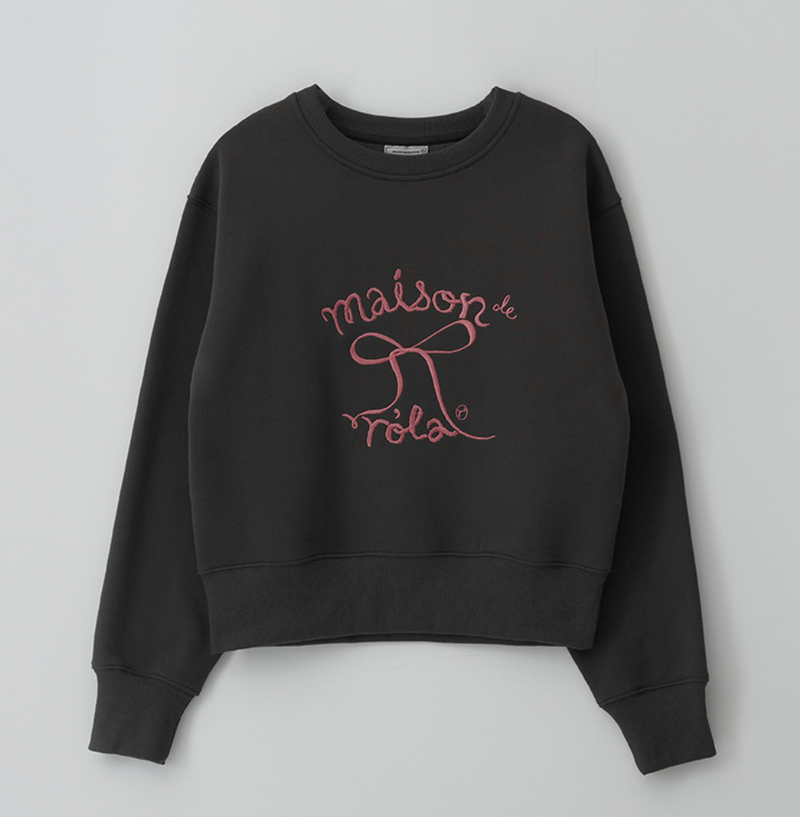 Ribbon Fleece Sweatshirt