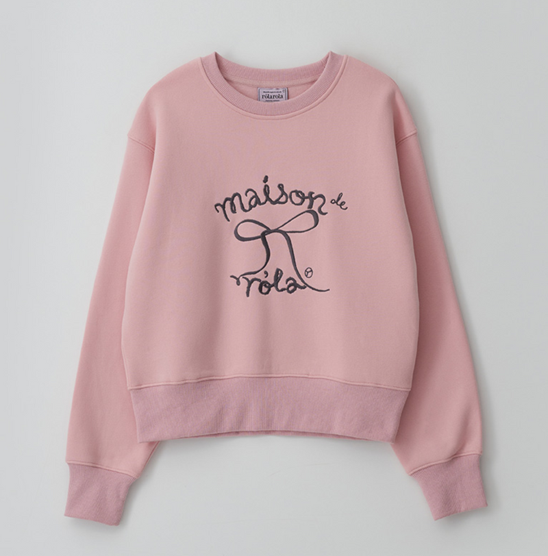 Ribbon Fleece Sweatshirt