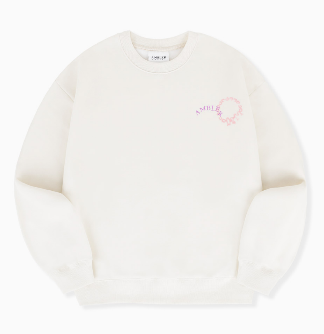 Tシャツ・カットソー +AMBLER+ Bear planet sweatshirt black AMM1223 Bear Planet Sweatshirt | Ambler | Couturist