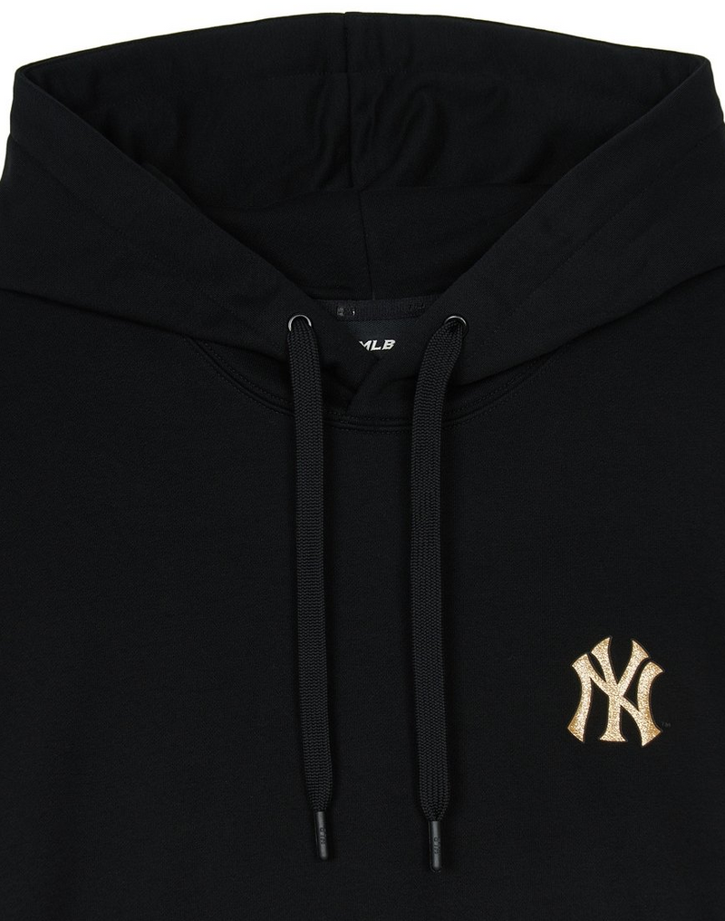 New Year Snake Overfit Hoodie Yankees Black