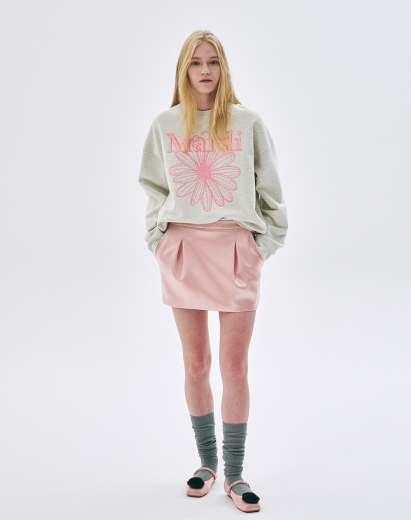 Sweatshirt Flowermardi Needlework Oatmeal Peony