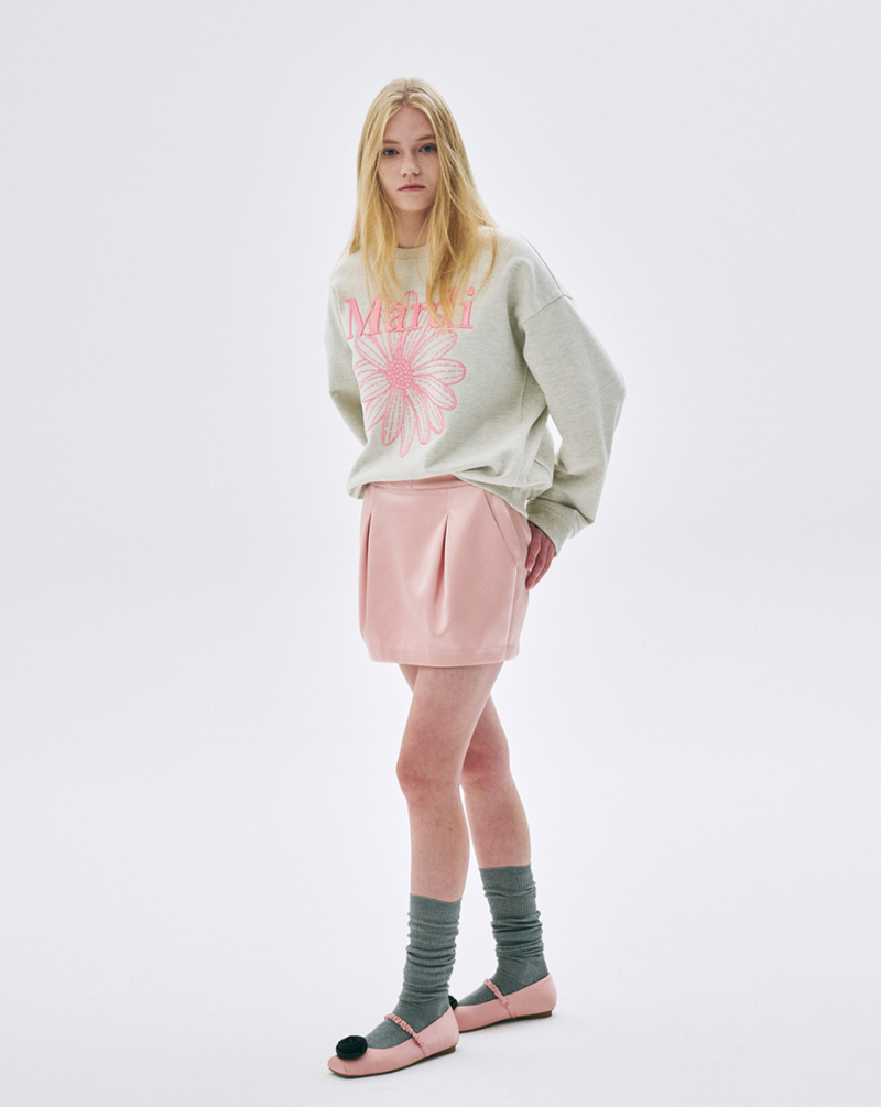 Sweatshirt Flowermardi Needlework Oatmeal Peony