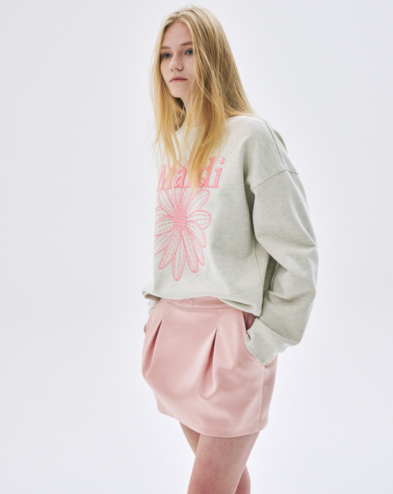 Sweatshirt Flowermardi Needlework Oatmeal Peony