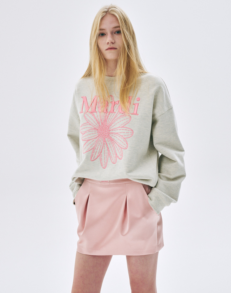 Sweatshirt Flowermardi Needlework Oatmeal Peony