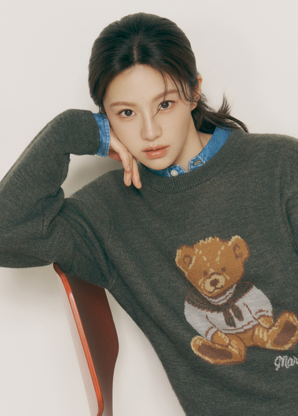 Doodle Bear Sweater Charcoal