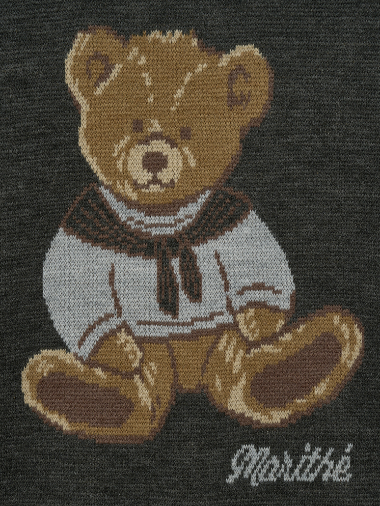 Doodle Bear Sweater Charcoal